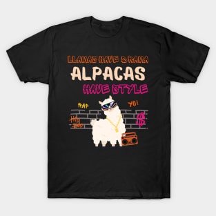 Alpacas Have Style T-Shirt